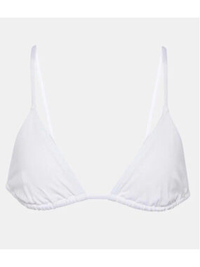 Eres Les Essentiels Mouna Triangle Bikini Top White Women’s Size FR 40 US 8